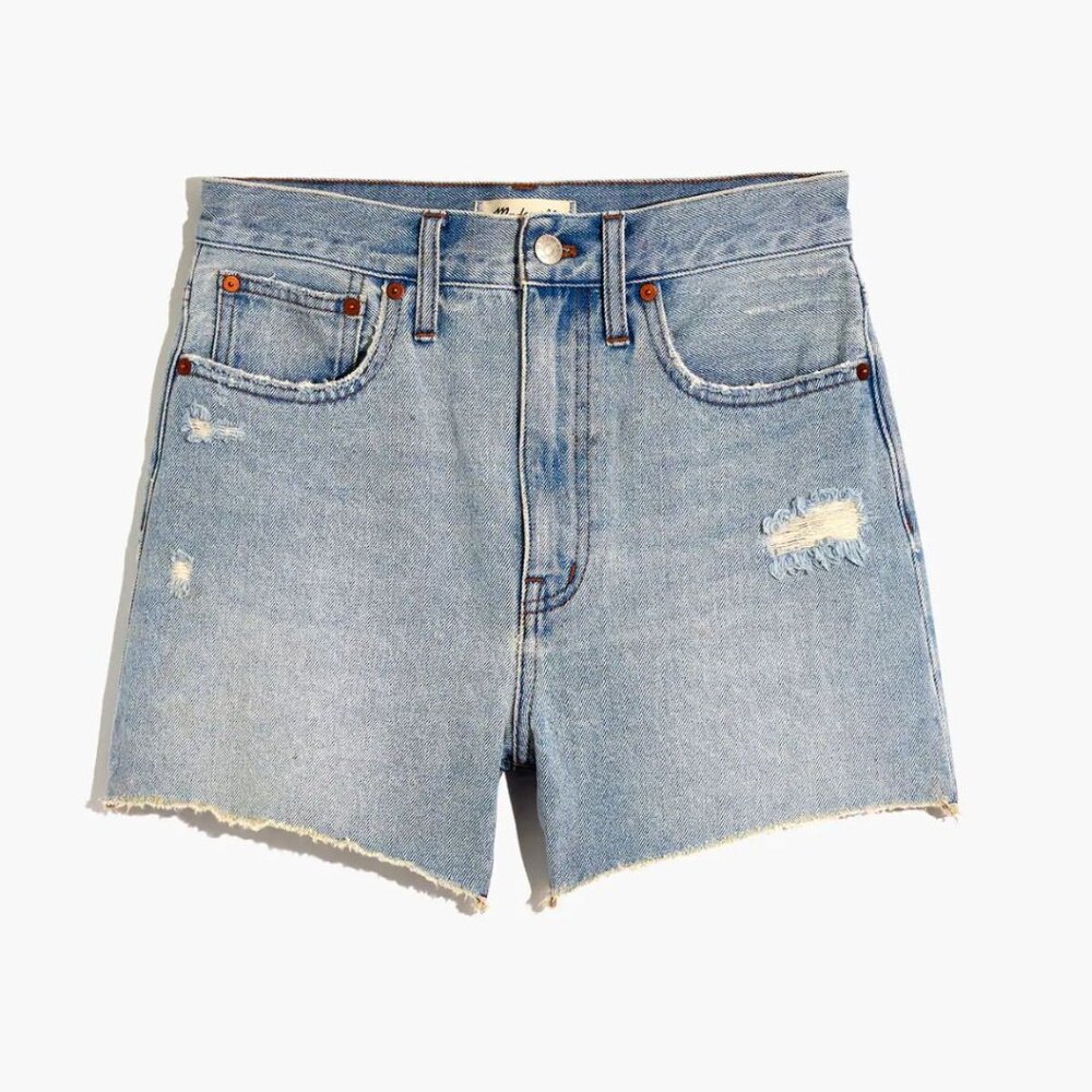 Madewell - The Momjean Short Byers Wash: Ripped Edition MC652 | Size 31